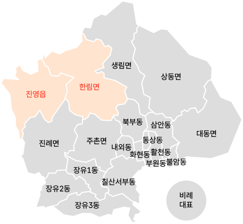 라선거구 지도